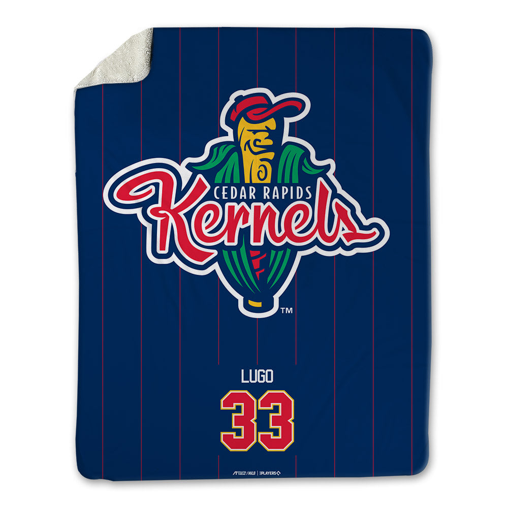 Cedar Rapids Kernels - MILB Baseball : Andy Lugo - Blanket-0