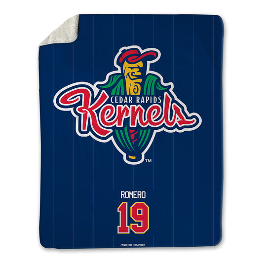 Cedar Rapids Kernels - MILB Baseball : Ivran Romero - Blanket-0