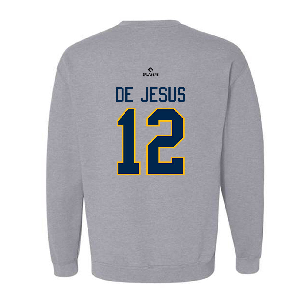 Charleston RiverDogs - MILB Baseball : Cesar De Jesus - Crewneck Sweatshirt-1