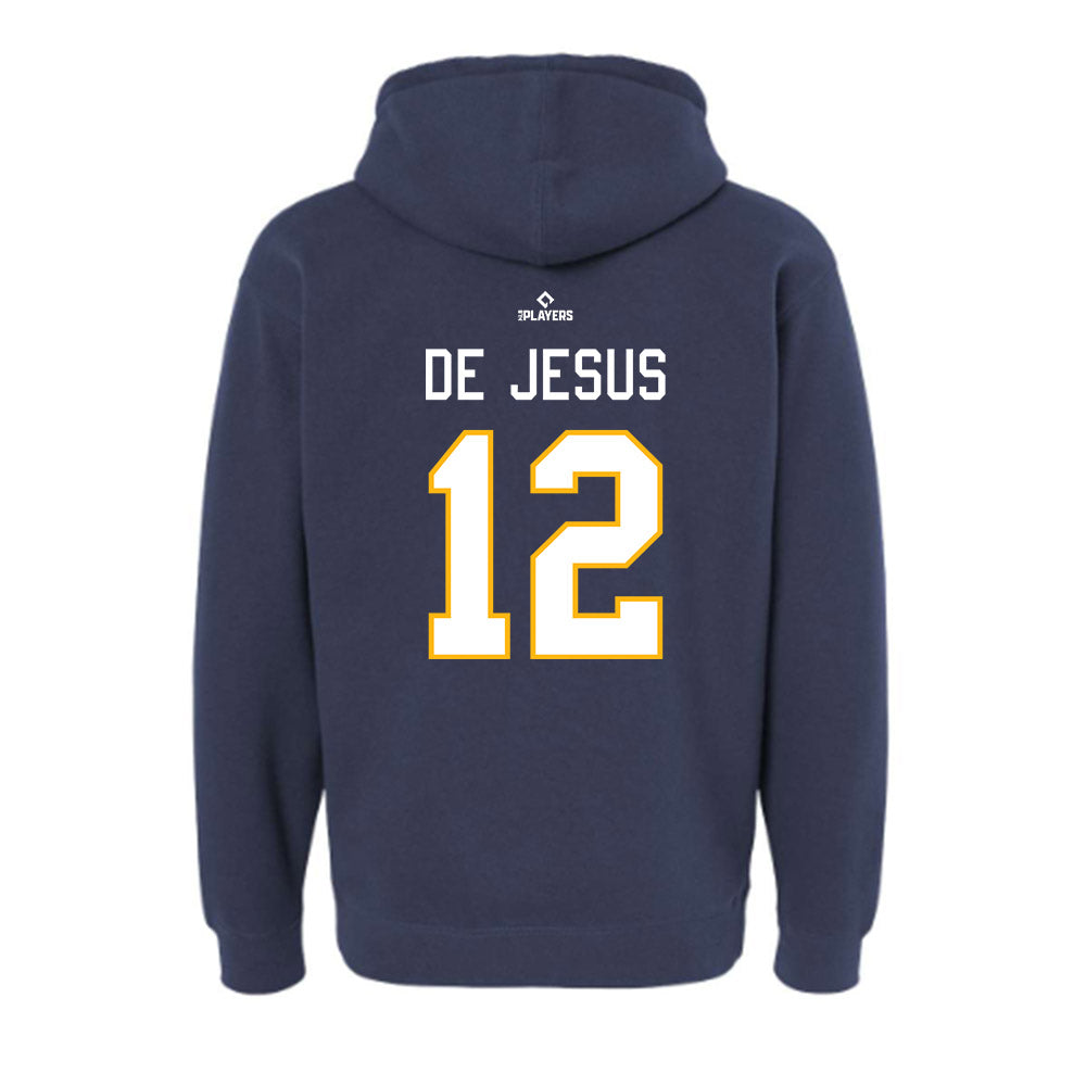 Charleston RiverDogs - MILB Baseball : Cesar De Jesus - Hooded Pullover Sweatshirt-1