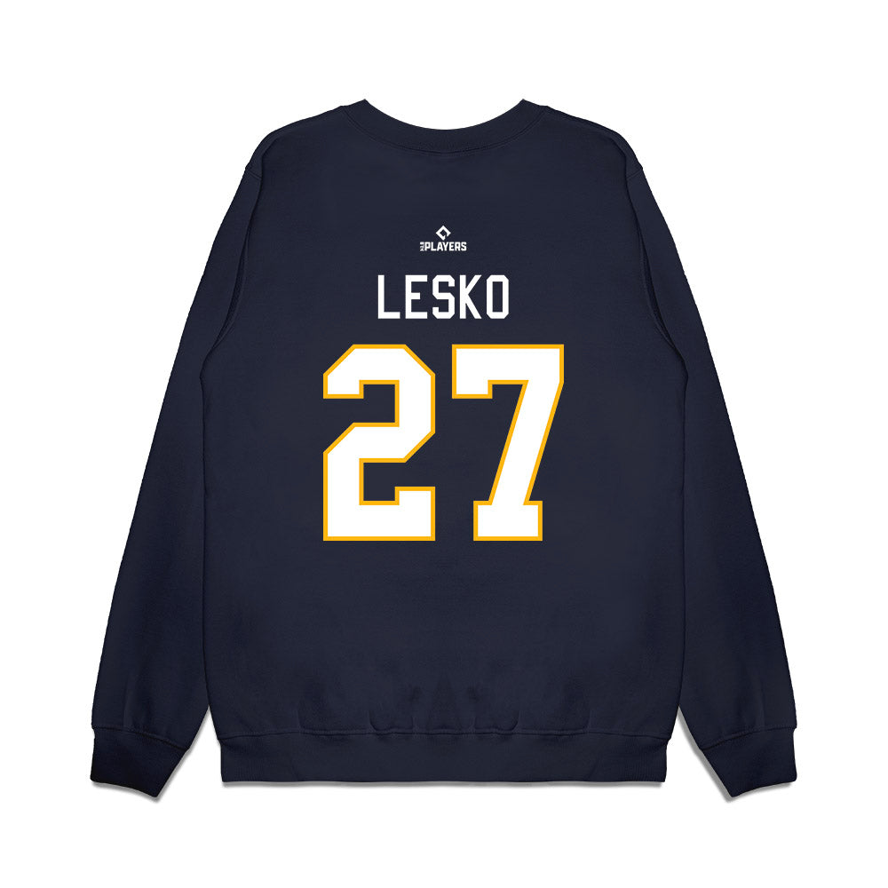 Charleston RiverDogs - MILB Baseball : Dylan Lesko - Premium Crewneck Sweatshirt-1