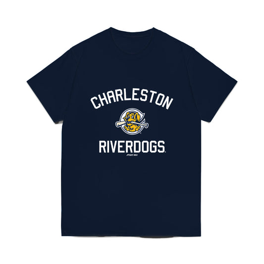 Charleston RiverDogs - MILB Baseball : Marbin Lezcano - Comfort Colors T-Shirt-0