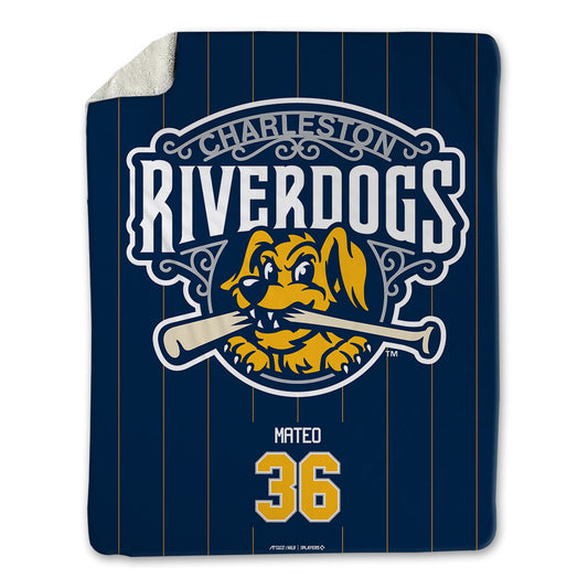 Charleston RiverDogs - MILB Baseball : Angel Mateo - Blanket-0