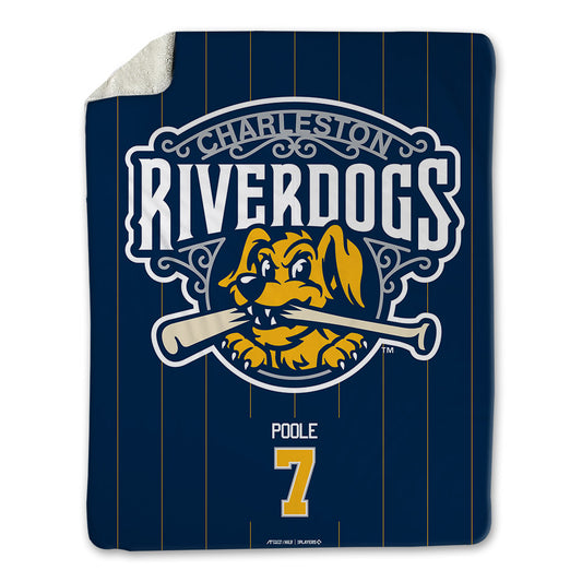 Charleston RiverDogs - MILB Baseball : Tom Poole - Blanket-0