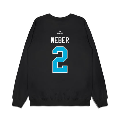 Charlotte Knights - MILB Baseball : Andy Weber - Premium Crewneck Sweatshirt-1