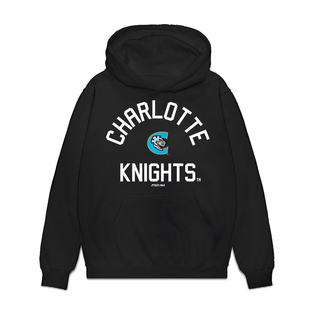 Charlotte Knights - MILB Baseball : Dru Baker - Premium Hooded Sweatshirt-0