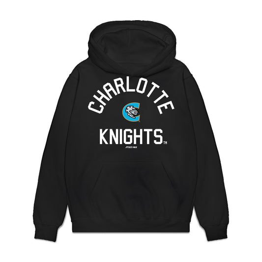 Charlotte Knights - MILB Baseball : Drew Thorpe - Premium Hooded Sweatshirt-0