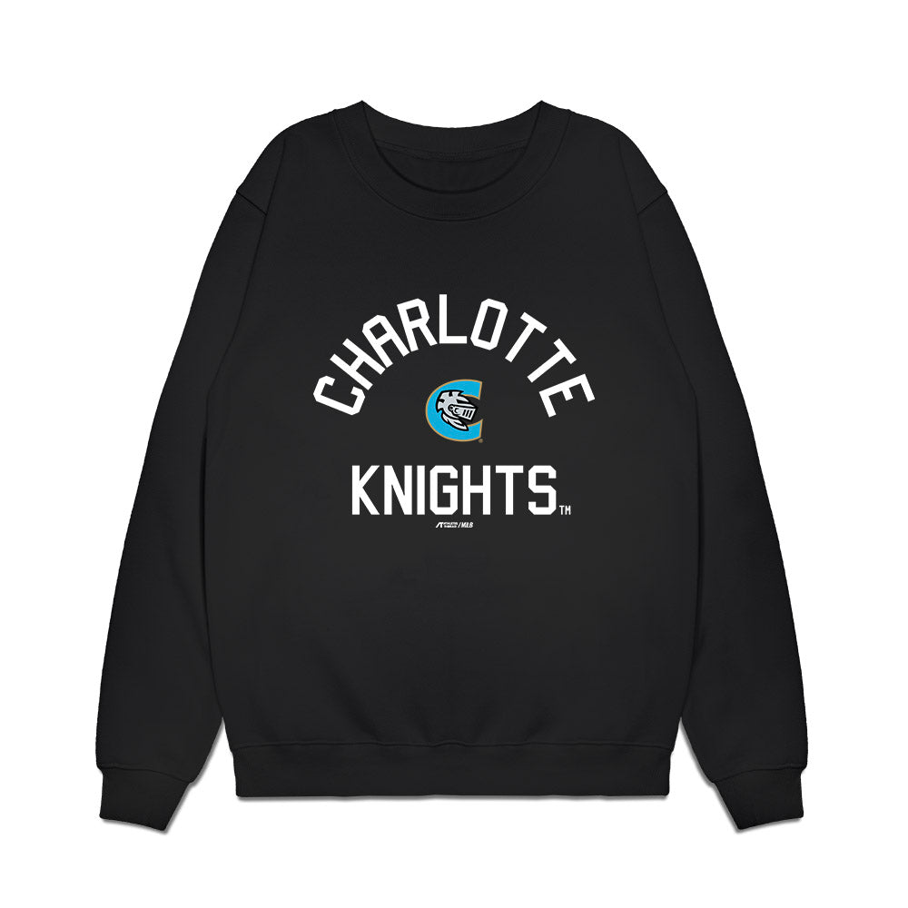 Charlotte Knights - MILB Baseball : Andy Weber - Premium Crewneck Sweatshirt-0