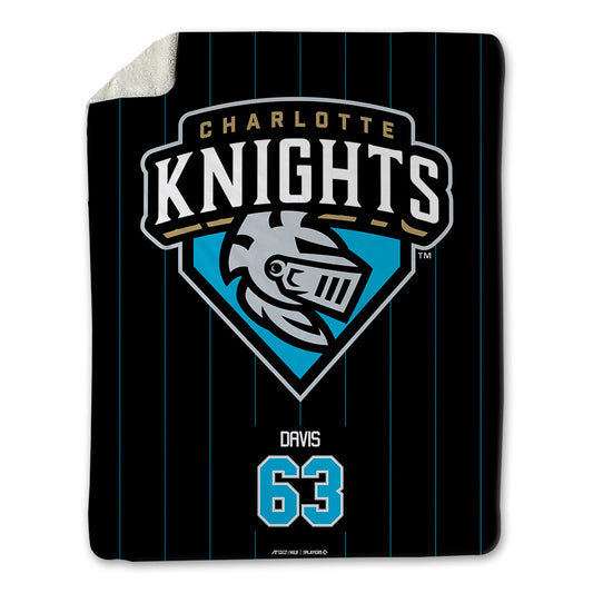 Charlotte Knights - MILB Baseball : Tyler Davis - Blanket-0
