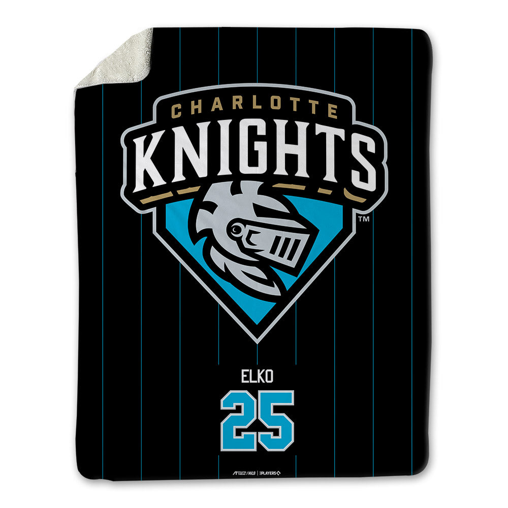 Charlotte Knights - MILB Baseball : Tim Elko - Blanket-0