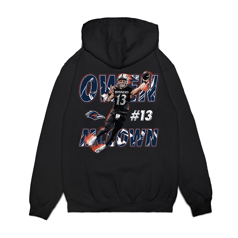 UTSA - NCAA Football : Owen McCown - Collage Premium Hooded Sweatshirt-1