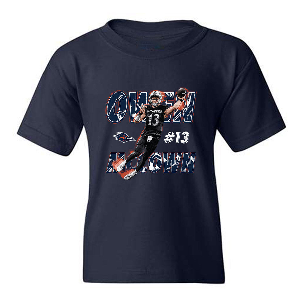 UTSA - NCAA Football : Owen McCown - Collage Youth T-Shirt-0