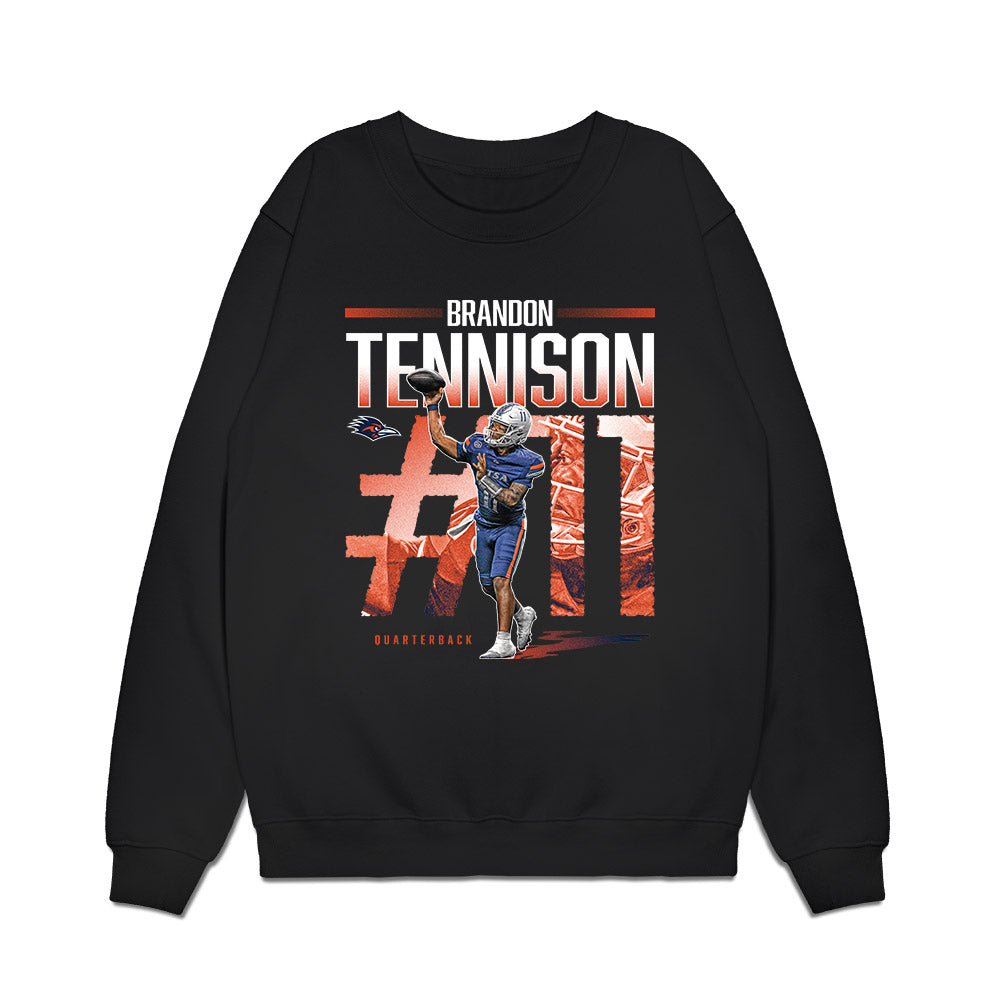 UTSA - NCAA Football : Brandon Tennison - Collage Premium Crewneck Sweatshirt-0