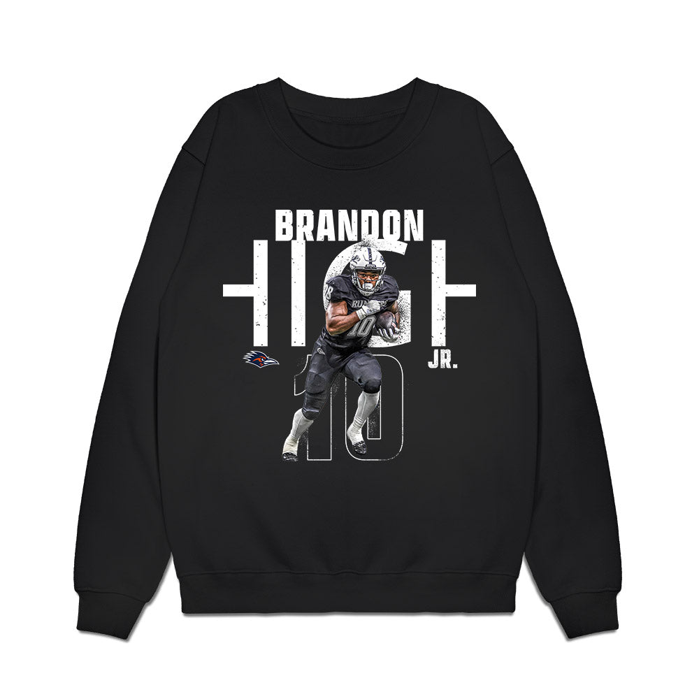 UTSA - NCAA Football : Brandon High Jr. - Collage Premium Crewneck Sweatshirt-0