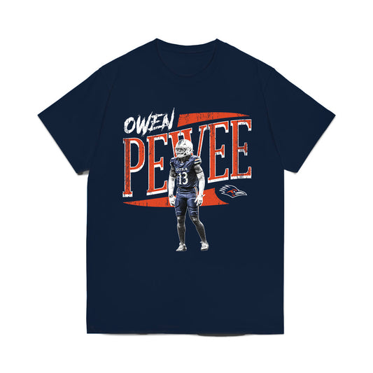 UTSA - NCAA Football : Owen Pewee - Collage Comfort Colors T-Shirt-0