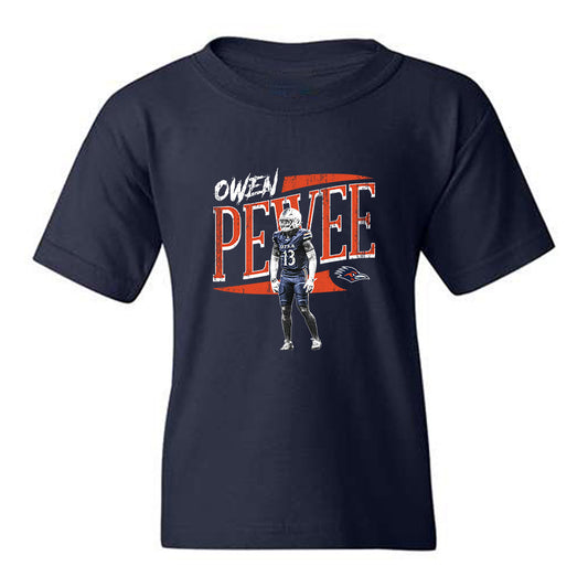 UTSA - NCAA Football : Owen Pewee - Collage Youth T-Shirt-0