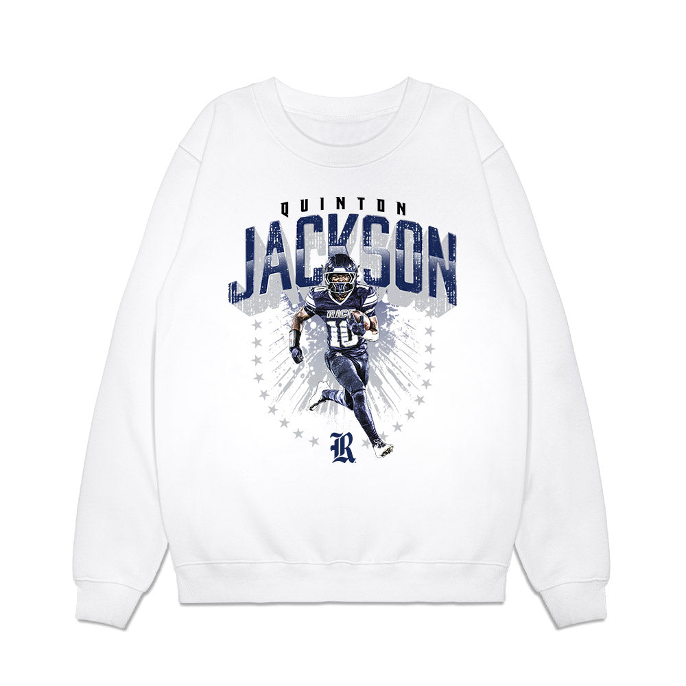 Rice - NCAA Football : Quinton Jackson - Collage Premium Crewneck Sweatshirt-0
