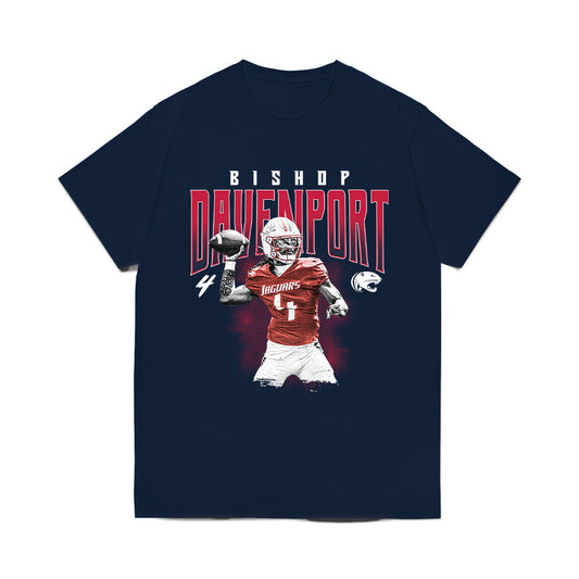 South Alabama - NCAA Football : bishop davenport - Collage Comfort Colors T-Shirt-0