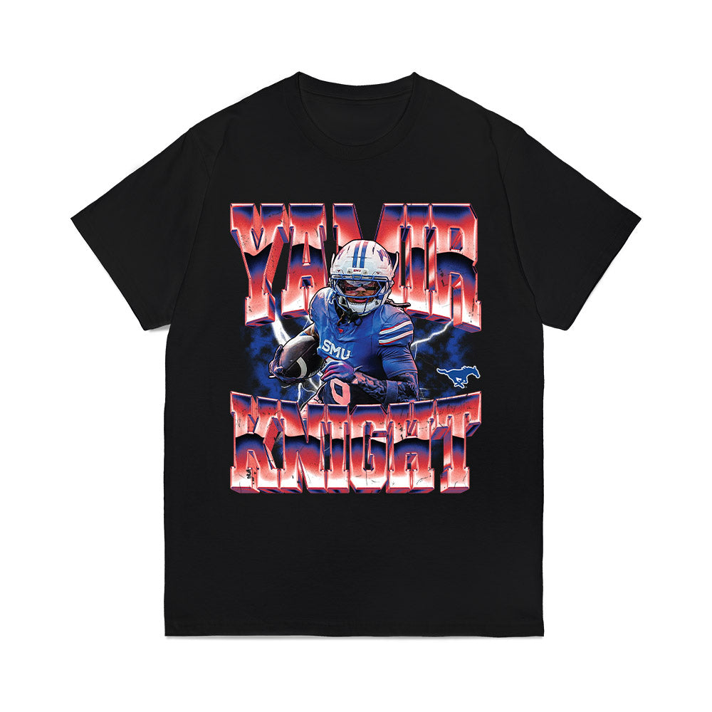 SMU - NCAA Football : Yamir Knight - Collage Comfort Colors T-Shirt-0