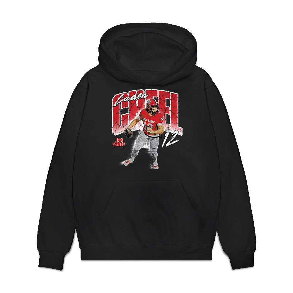 Jax State - NCAA Football : Caden Creel - Collage Premium Hooded Sweatshirt-0