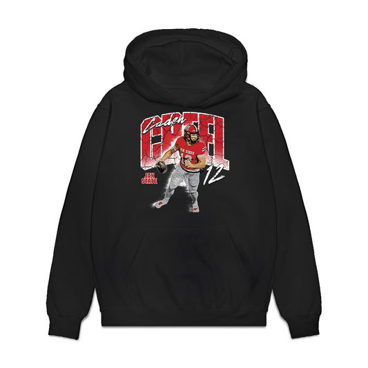 Jax State - NCAA Football : Caden Creel - Collage Premium Hooded Sweatshirt-0
