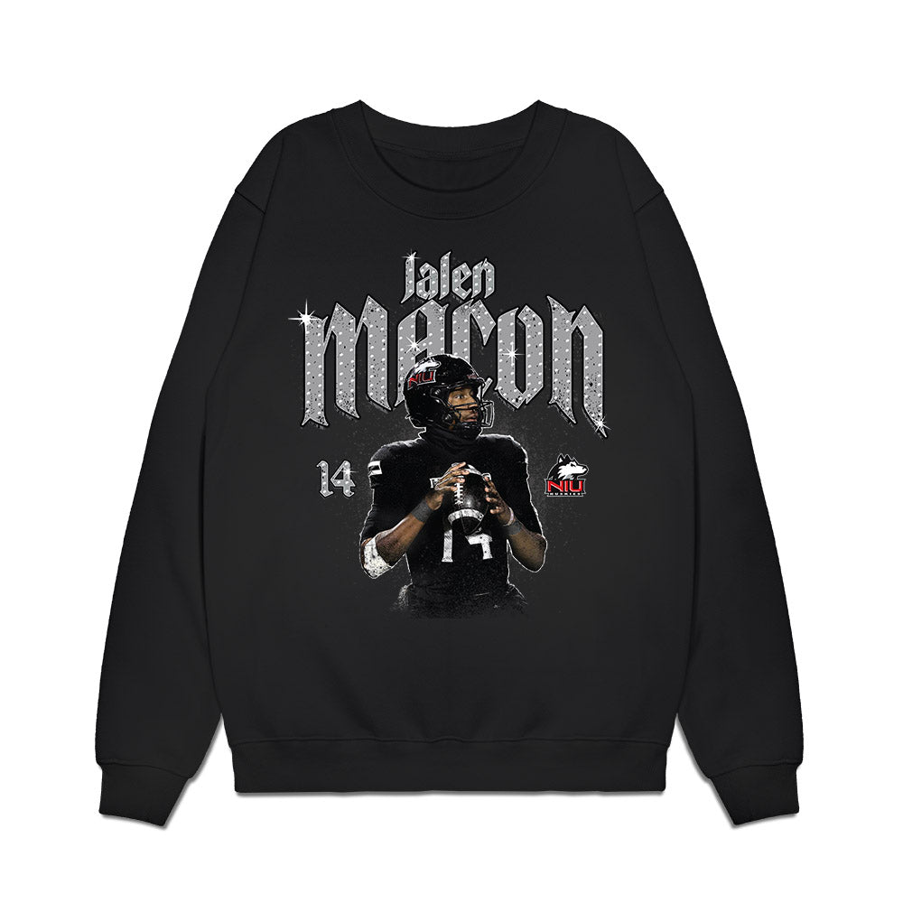 Northern Illinois - NCAA Football : Jalen Macon - Collage Premium Crewneck Sweatshirt-0