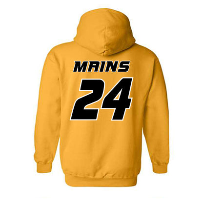 Missouri - NCAA Womens Basketball : Sydney Mains - Fashion Shersey Hooded Sweatshirt-1