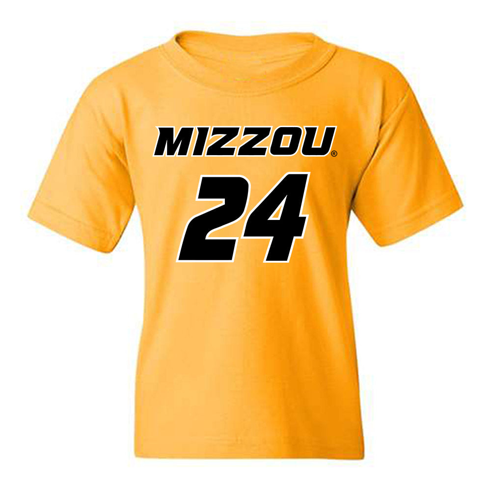 Missouri - NCAA Women's Basketball : Sydney Mains - Fashion Shersey Youth T-Shirt-0