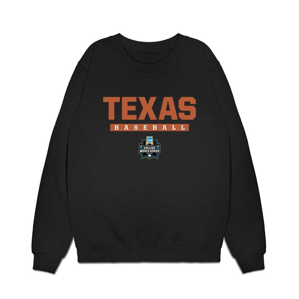 Texas - NCAA Baseball : 2026 College World Series Roster List Premium Crewneck Sweatshirt-0