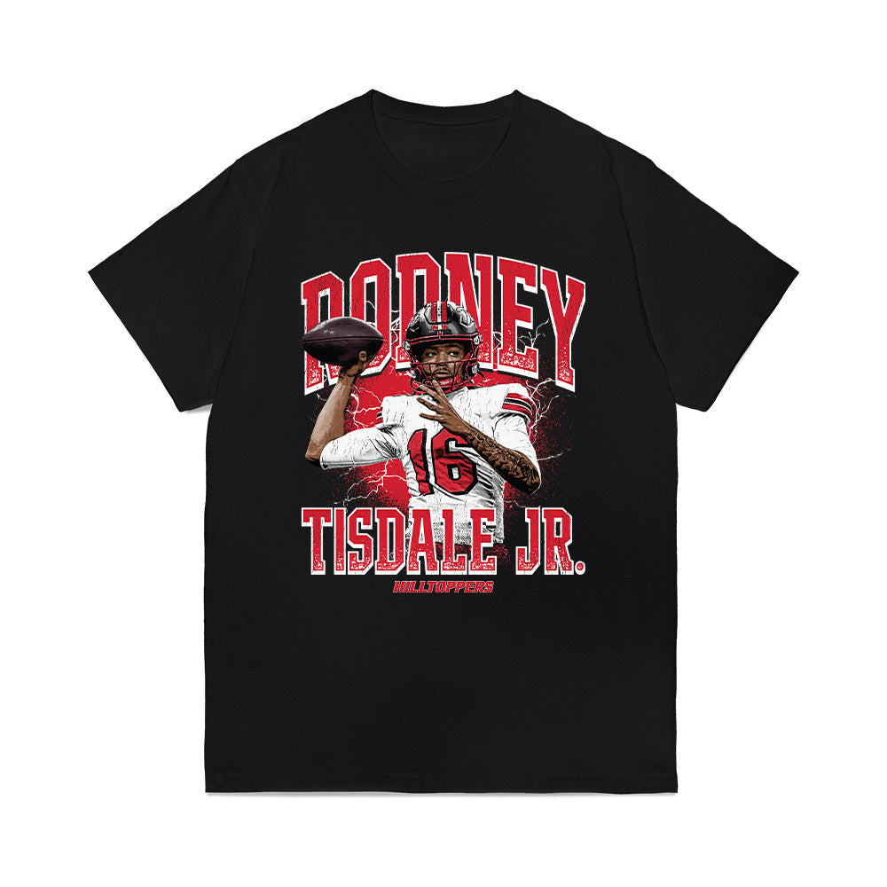 Western Kentucky - NCAA Football : Rodney Tisdale Jr. - Collage Comfort Colors T-Shirt-0