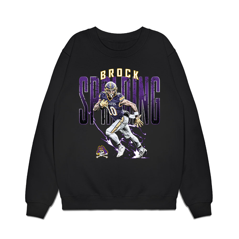 East Carolina - NCAA Football : Brock Spalding - Collage Premium Crewneck Sweatshirt-0