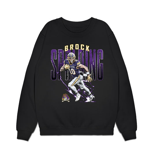 East Carolina - NCAA Football : Brock Spalding - Collage Premium Crewneck Sweatshirt-0