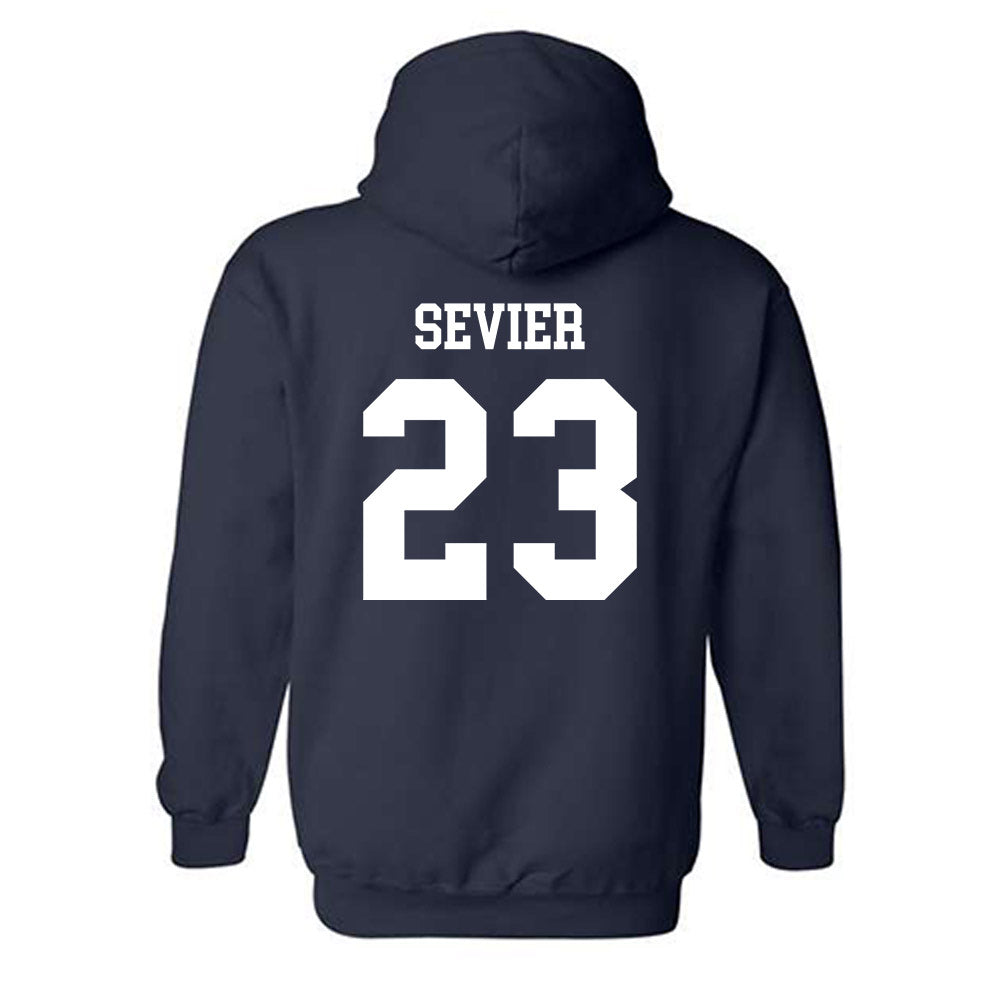 Berry - NCAA Women's Basketball : Corrin Sevier - Classic Shersey Hooded Sweatshirt-1