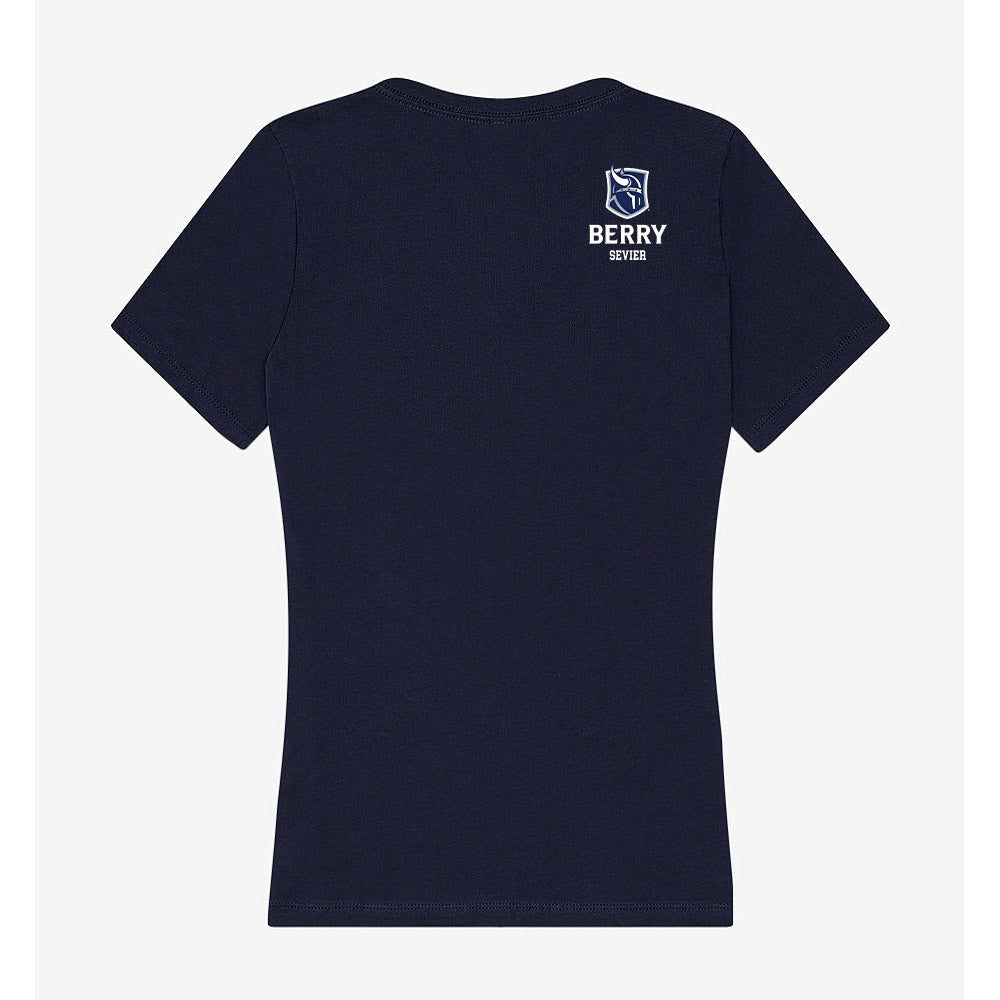 Berry - NCAA Women's Basketball : Corrin Sevier - Classic Shersey Women's V-Neck T-Shirt-1