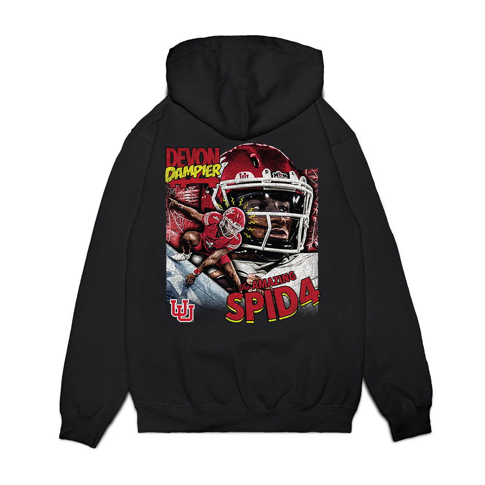 Utah - NCAA Football : Devon Dampier - Collage Premium Hooded Sweatshirt-1
