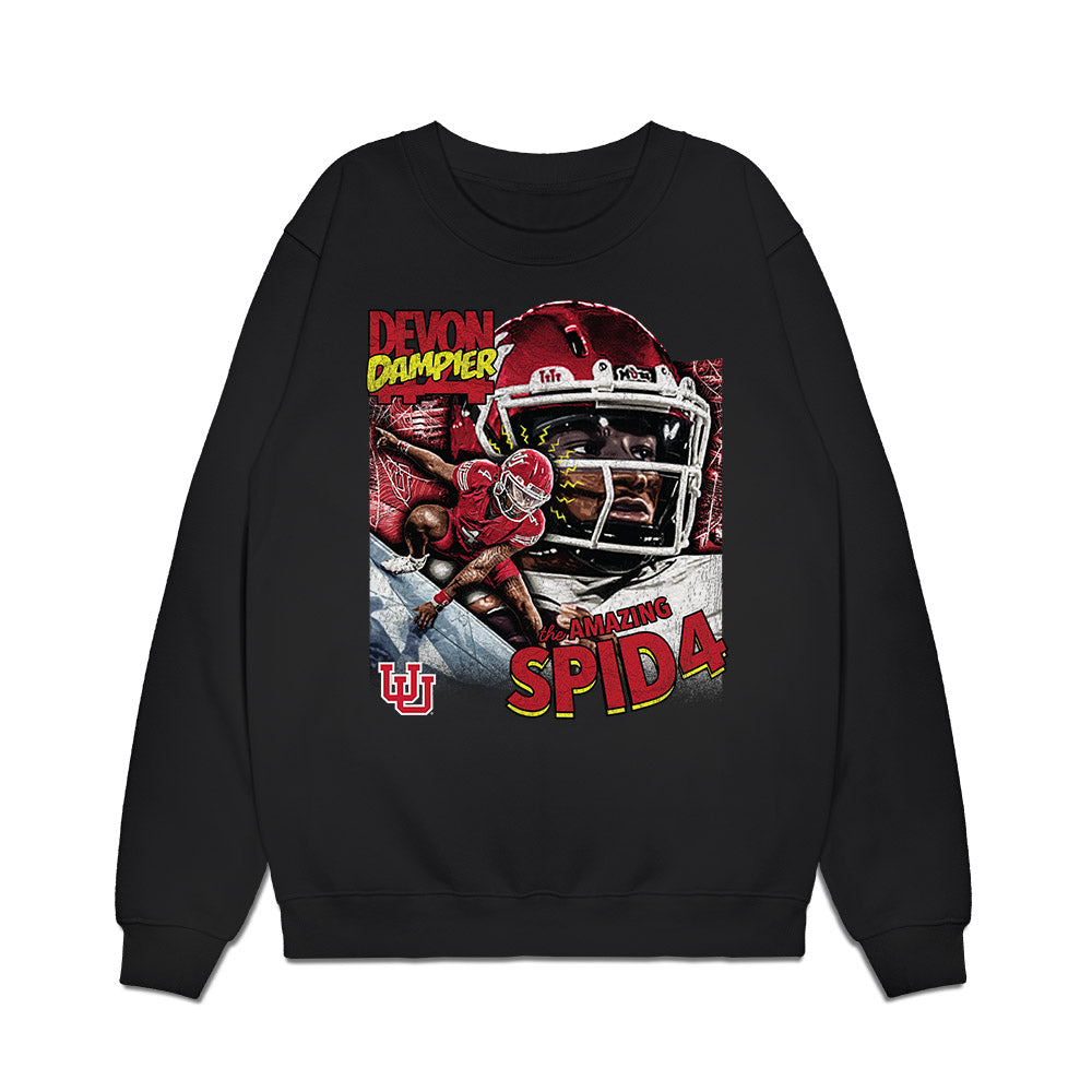 Utah - NCAA Football : Devon Dampier - Collage Premium Crewneck Sweatshirt-0