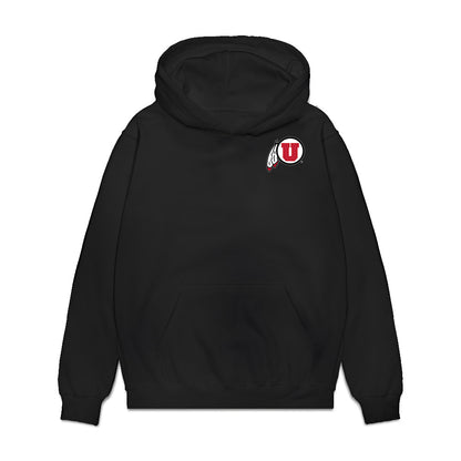 Utah - NCAA Football : Devon Dampier - Collage Premium Hooded Sweatshirt-0