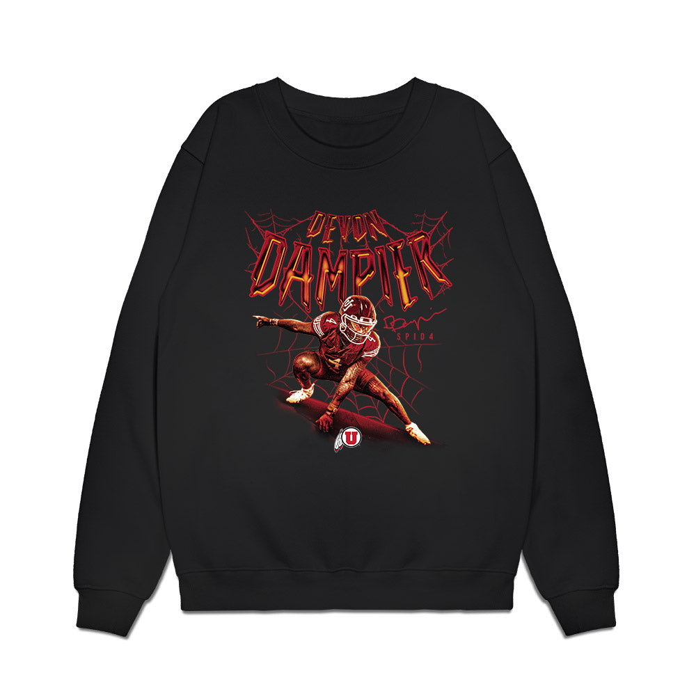 Utah - NCAA Football : Devon Dampier - Collage Premium Crewneck Sweatshirt-0