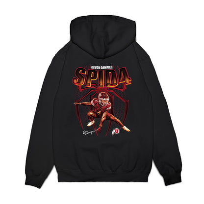 Utah - NCAA Football : Devon Dampier - Collage Premium Hooded Sweatshirt-1