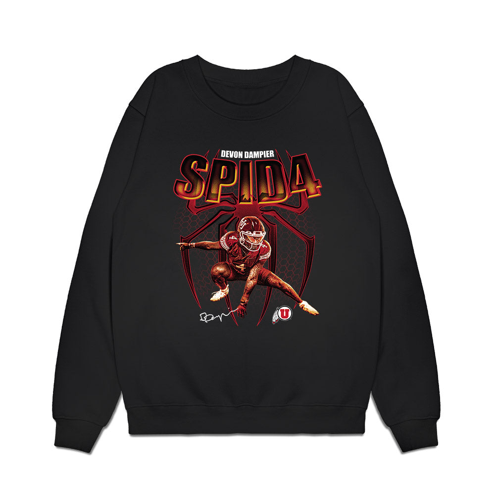 Utah - NCAA Football : Devon Dampier - Collage Premium Crewneck Sweatshirt-0