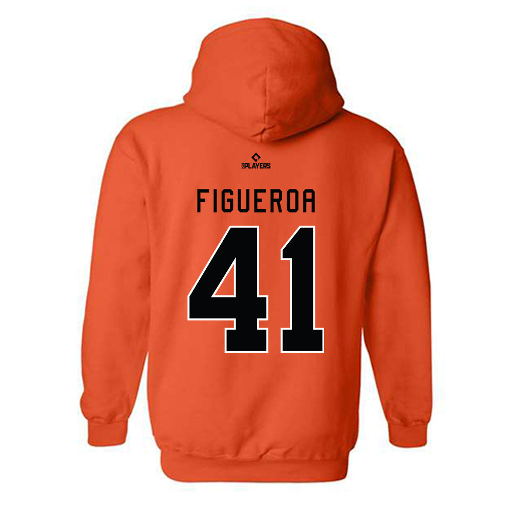 Bowie Baysox - MILB Baseball : Victor Figueroa - Hooded Sweatshirt-1