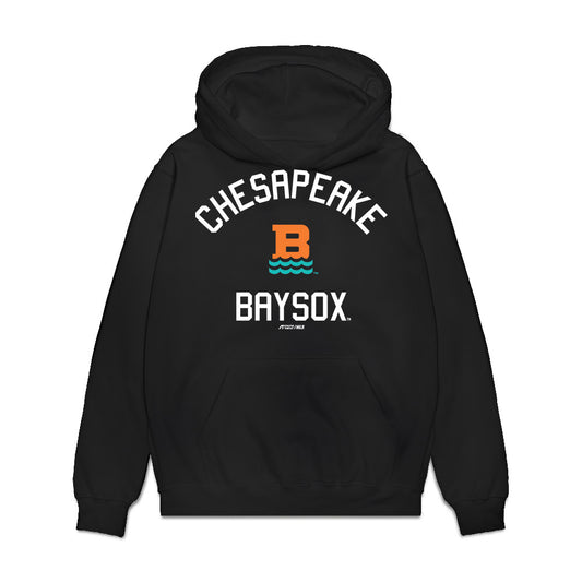 Bowie Baysox - MILB Baseball : Anderson De Los Santos - Premium Hooded Sweatshirt-0