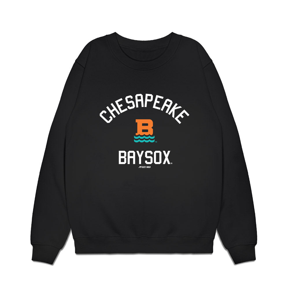 Bowie Baysox - MILB Baseball : Carlos Tavera - Premium Crewneck Sweatshirt-0