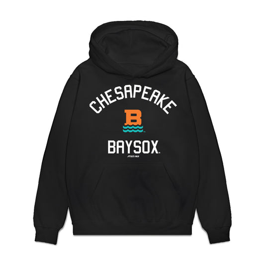 Bowie Baysox - MILB Baseball : Brock Moore - Premium Hooded Sweatshirt-0