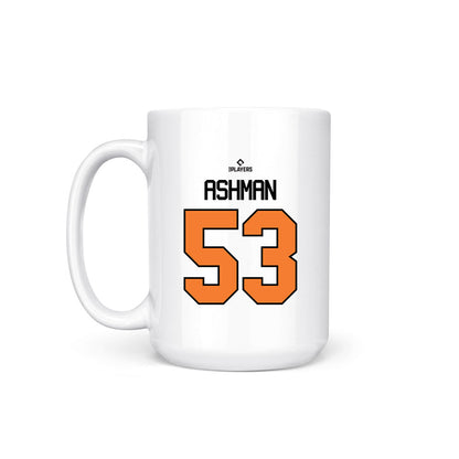 Bowie Baysox - MILB Baseball : Micah Ashman - Coffee Mug-1