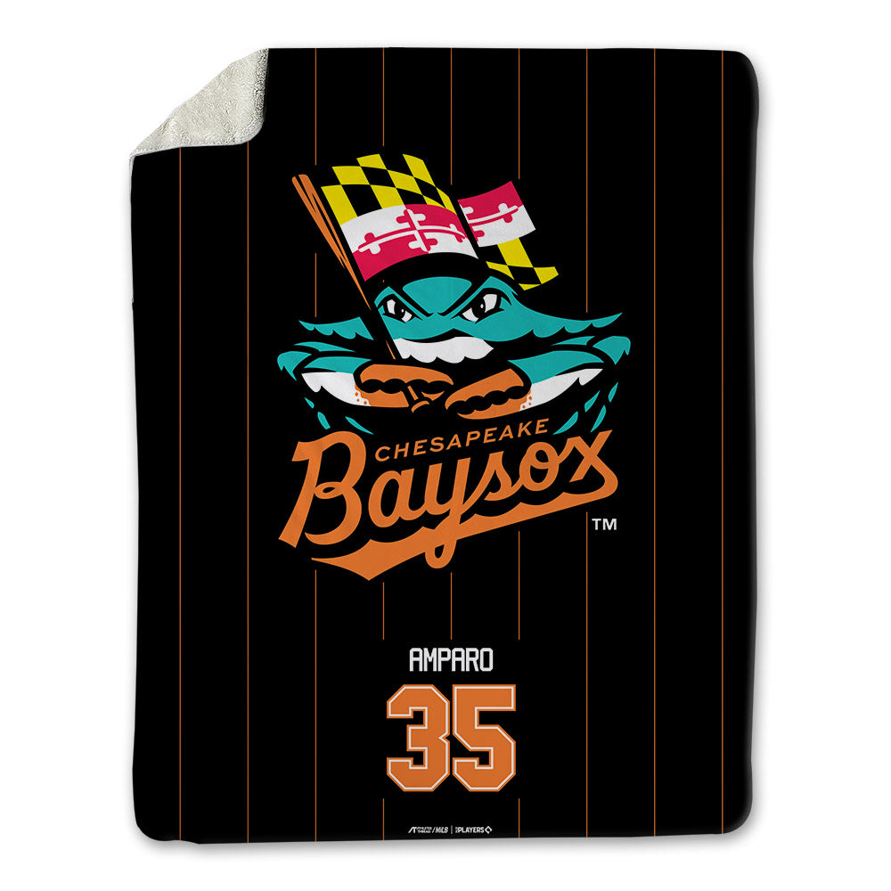 Bowie Baysox - MILB Baseball : Edwin Amparo - Blanket-0