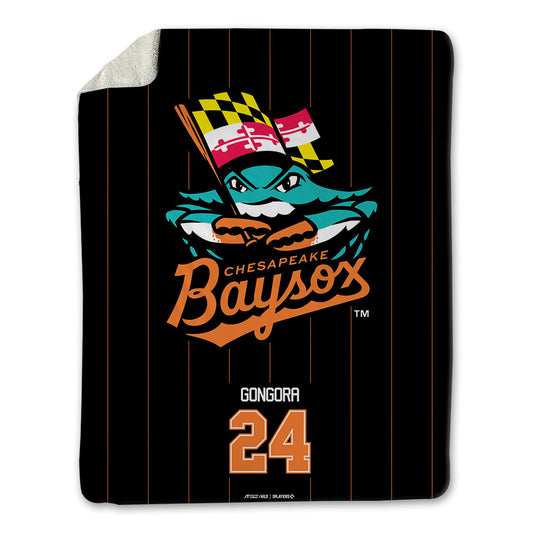 Bowie Baysox - MILB Baseball : Sebastian Gongora - Blanket-0