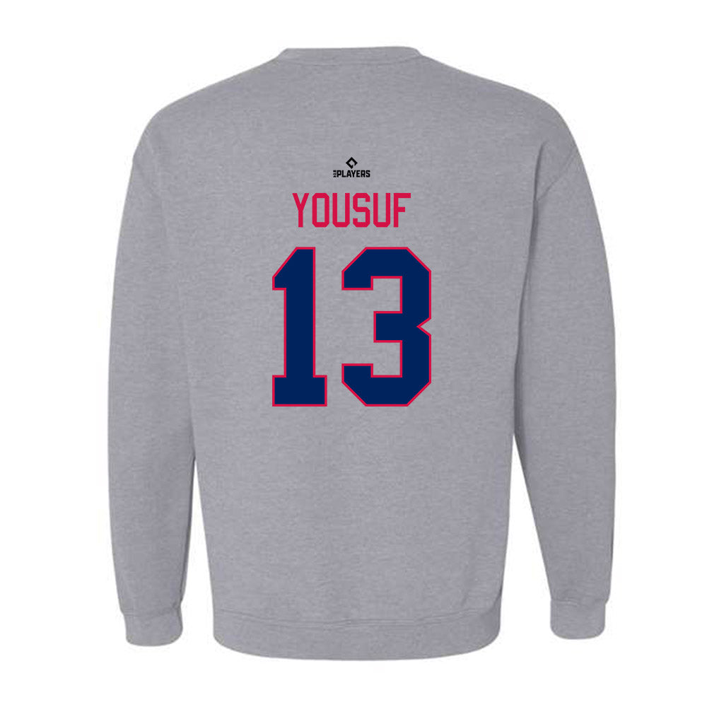 Clearwater Threshers - MILB Baseball : Zuher Yousuf - Crewneck Sweatshirt-1