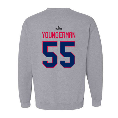Clearwater Threshers - MILB Baseball : Sean Youngerman - Crewneck Sweatshirt-1