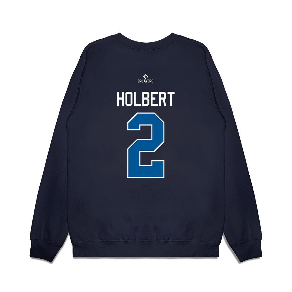 Clearwater Threshers - MILB Baseball : Elias Holbert - Premium Crewneck Sweatshirt-1